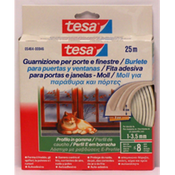 Imagen de Burlete Caucho Perfil E 25mx9mm Blanco 05464 Tesa                     