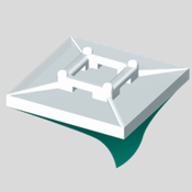 Imagen de Taco Base Adhes.1256 30x30 (100) Unex                                 