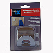Colgador Adh. 1Un. Cromo Mate RF.2086-8-000 Inofix                    