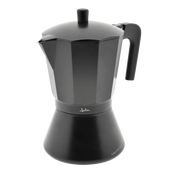 Imagen de Cafetera Aluminio Negro 6Tazas CFI9 Jata