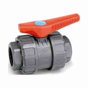 "Válvula esfera roscar PVC 2"" H-H Jimten"