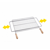 Parrilla Barbacoa Extensib.60x40 Zinc 2724 Sauvic