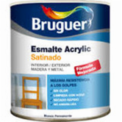 Imagen de Esmalte Acr.Sat.750ml Gris Arena 5161515 Bruguer                      