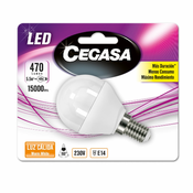 Lámpara Led Esférica 5,4W E14 Cálida 323786 Cegasa
