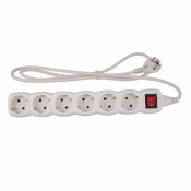 Imagen de Base 6T C/Interruptor.1,5m 3x1 Blanca BM165400 S.Brico