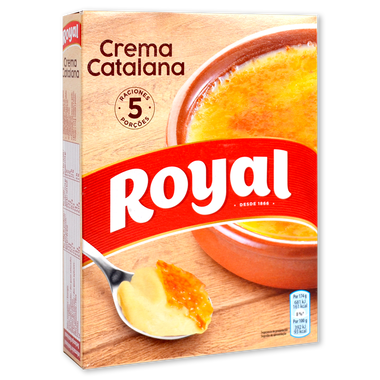 Crema catalana ROYAL, caja 120 g