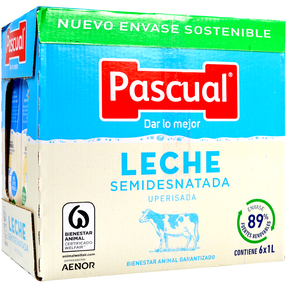 PASCUAL - BEBIDAS NO ALCOHOLICAS - LECHE - LECHE PASCUAL DESNATADA