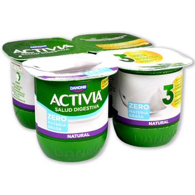 Bífidus desnatado con melocotón Activia 4 x 120 g 480 g