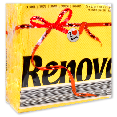 Servilletas de papel Renova uno 1 capa 70 u