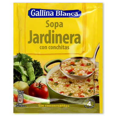 Sopa jardinera GALLINA BLANCA, sobre 76 g