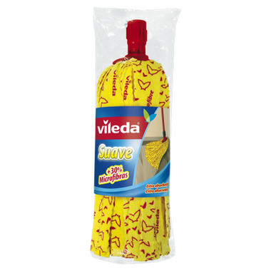 Recambio de fregona suave VILEDA, pack 1 ud 1 u.