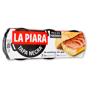 Paté de porc La Piara tapa negra paq. 3 u. de 75g