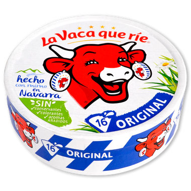 Queso fundido LA VACA QUE RIE, 16 porciones, caja 250 g ≈ 250 g