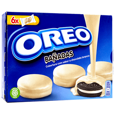 Galleta bañada de chocolate blanco OREO, caja 246 g