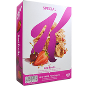 Cereales special k Kellogg's frutas rojas