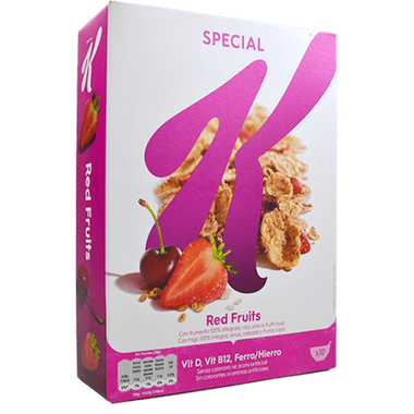Cereales de frutas rojas SPECIAL K, caja 300 g