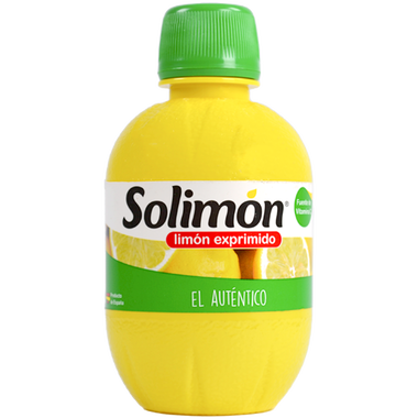 Zumo de limón exprimido SOLIMON, botellín 28 cl 280 ml