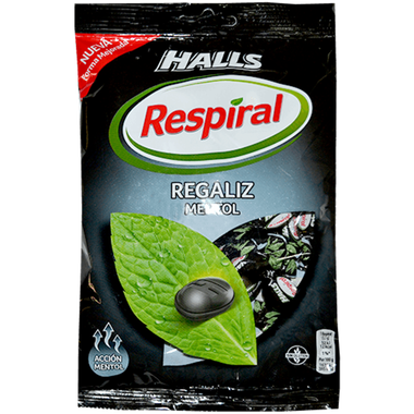 Caramelos regaliz Respiral bolsa 150 g