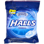 Caramels eucaliptus s/sucre Halls paq. 4 u.