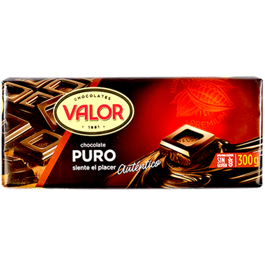 Chocolate puro Valor 300 g