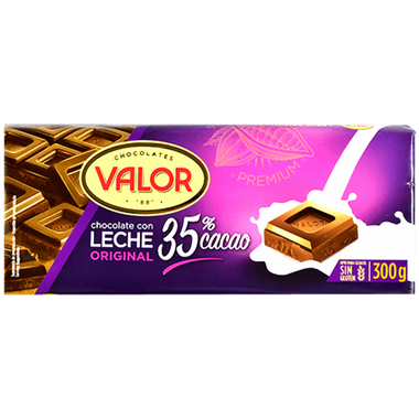 Chocolate con leche VALOR, tableta 300 g