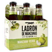 Sidra de manzana Ladrón paq. de 6 u. de 25 cl