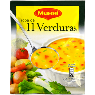 Sopa 11 verduras Maggi sobre 53 g