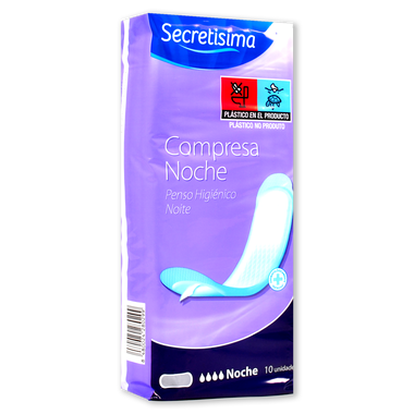 Compresa noche Secretisima 10 u