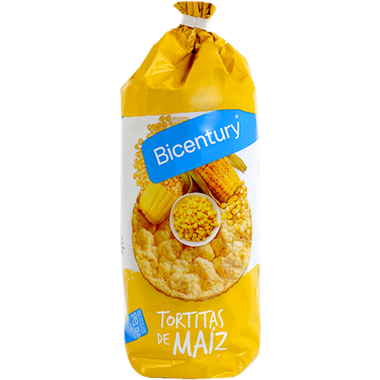 Tortitas de maíz Bicentury 130g
