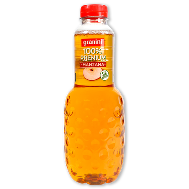 Zumo de manzana 100% Premium GRANINI, botella 1 litro