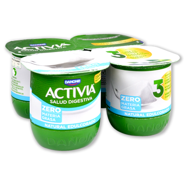ACTIVIA Iogurt natural edulcorat 0% 480 g