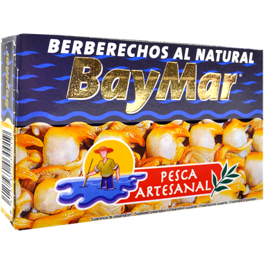 Berberechos al natural Baymar 60/80 piezas 63 g
