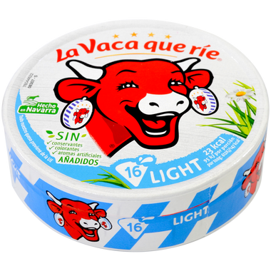 Queso fundido light La Vaca que ríe 16 u. 250 g