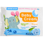 Toallitas baby cream Brevia 20+4 u
