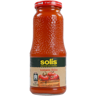 Tomate frito SOLÍS, frasco 360 g