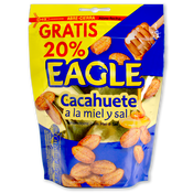 Cacahuetes fritos con miel Eagle bolsa