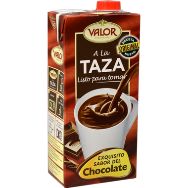 Chocolate a la taza VALOR, brik 1 litro