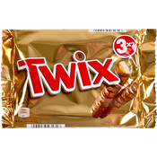 Chocolate barras rellenas Twix paq. 3 u.