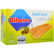 Ventresca de atún claro Ribeira con aceite de oliva