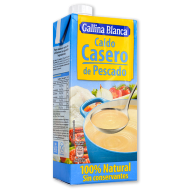 Caldo casero de pescado GALLINA BLANCA, brik 1 litro