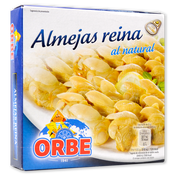 Almejas 111 g al natural Orbe ro-120