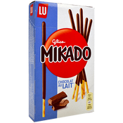 Galletas palitos de chocolate con leche Mikado Lu
