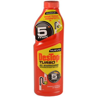 Desatascador Destop gel turbo 1 l