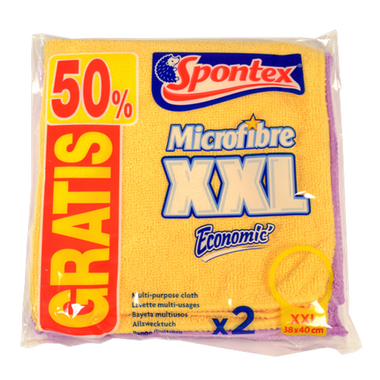 Bayeta Spontex Microfibra 2 Unidades