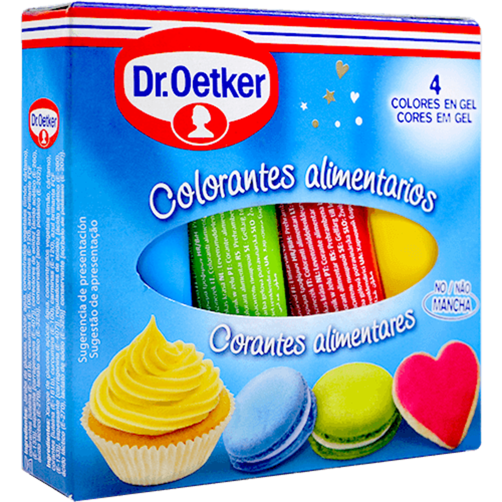 Colorantes alimentarios Dr. Oetker 40 g.