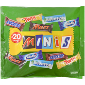 Barritas chocolate Minis surtidas 20 u.
