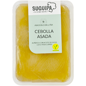 Cebolla cocida escalivada Suquipa bandeja