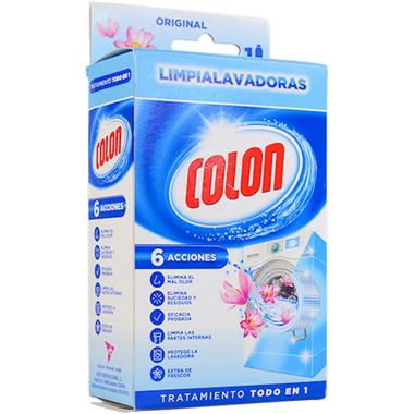 Limpia lavadoras líquido higiene COLON, caja 250 ml