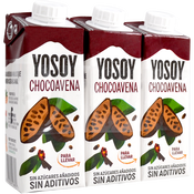 Bebida choco-avena con cacao y avellanas Yosoy paq. 3 brics de 250 ml