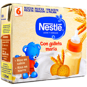 Papillas líquidas Nestlé galleta paq. 2 u. de 250ml